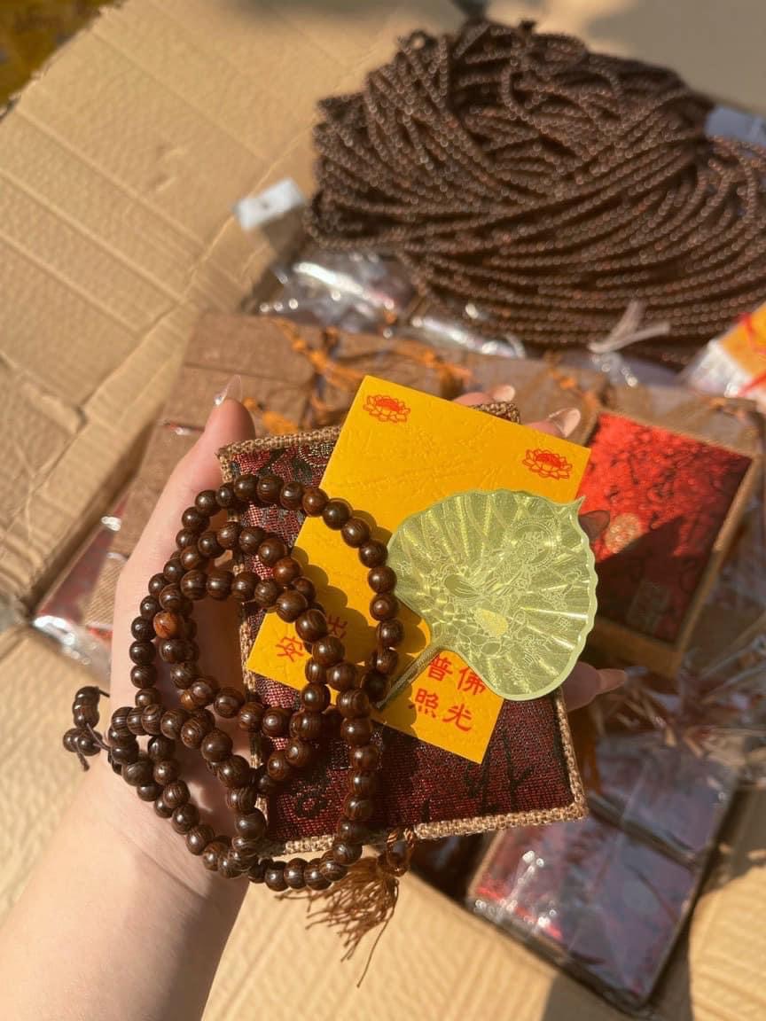 Combo vòng trầm, lá bồ đề