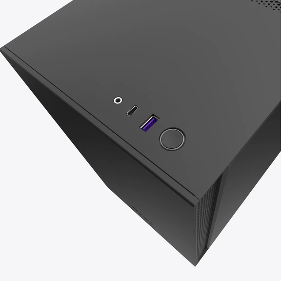 VỎ CASE MÁY TÍNH NZXT H210 MÀU ĐEN SẦN