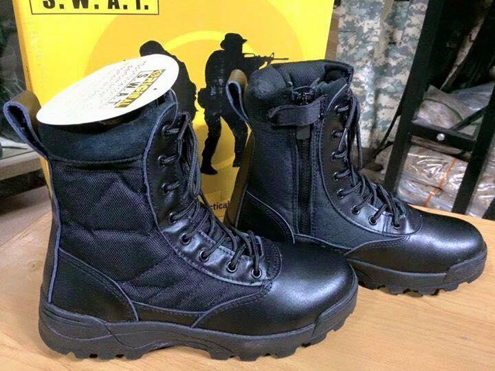 GIÀY CHIẾN THUẬT SWAT CỔ CAO ĐEN
