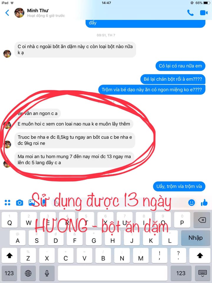 Bột ăn dặm Việt Organic - trẻ từ 4 tháng