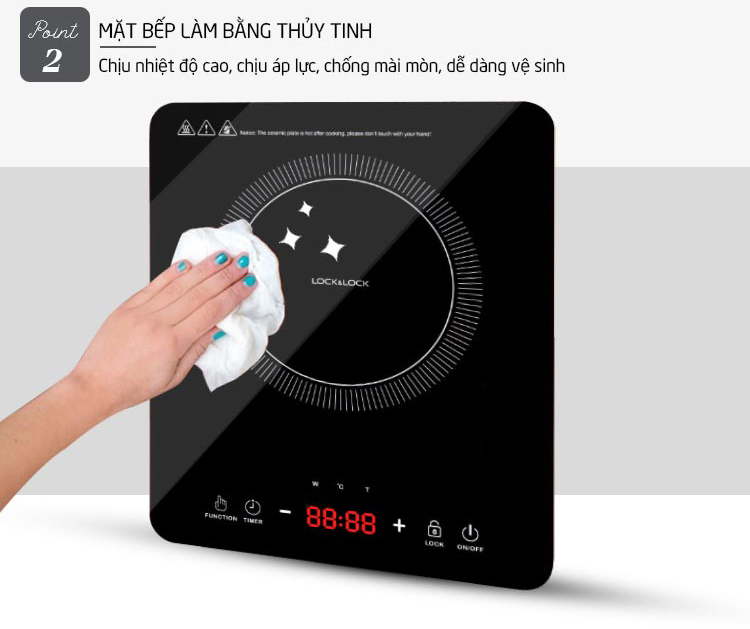 Bếp điện từ Lock & Lock  EJI411- Hàng mới 100%