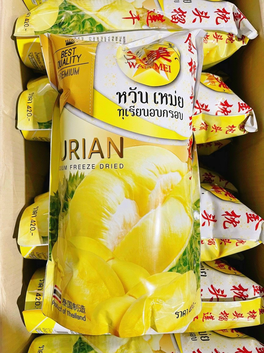 [SIÊU NGON] Sầu riêng sấy gói to 215g - Thái Lan