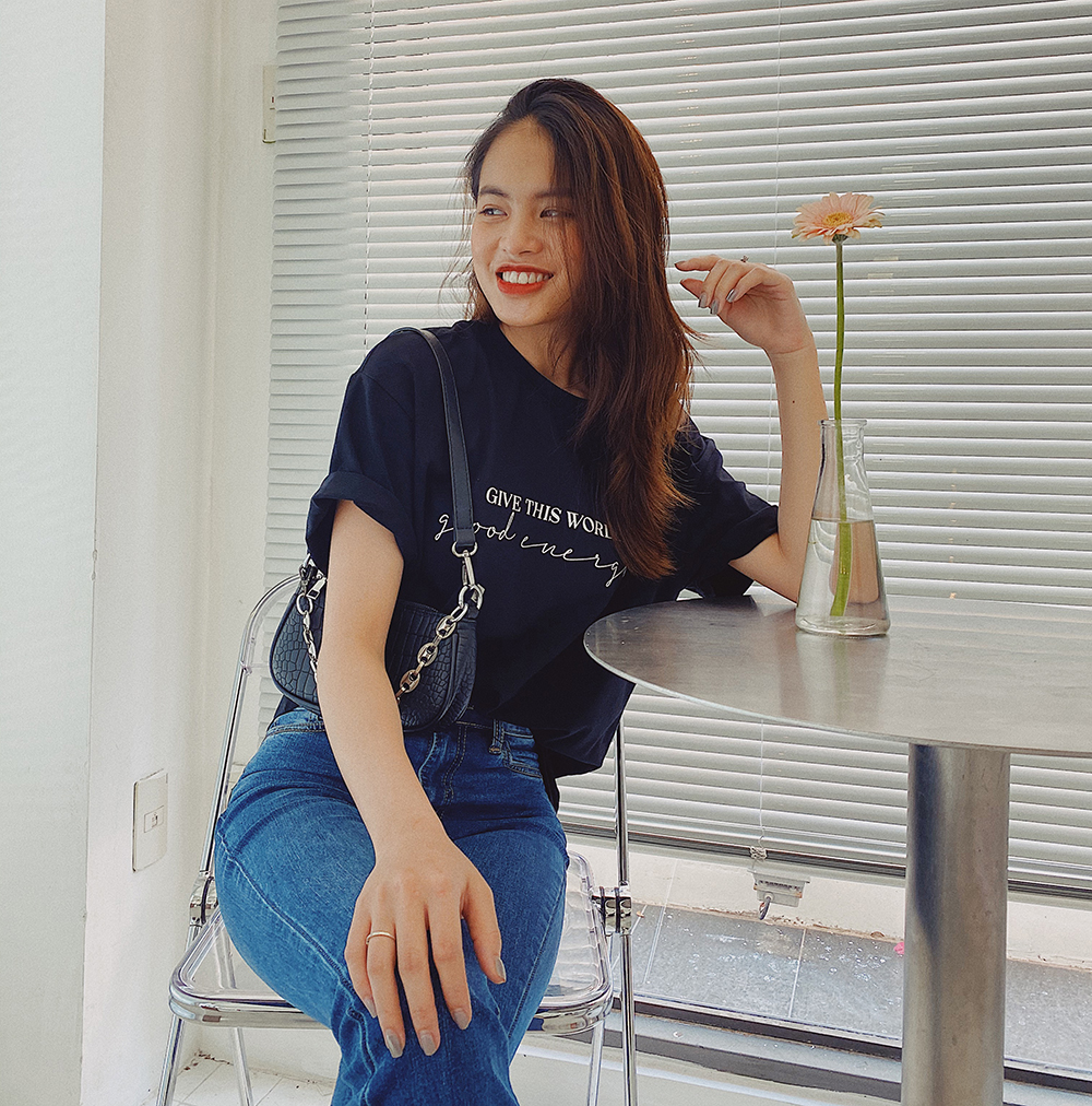 Áo thun tay ngắn Basic Good Energy Tee LUCETFASHION