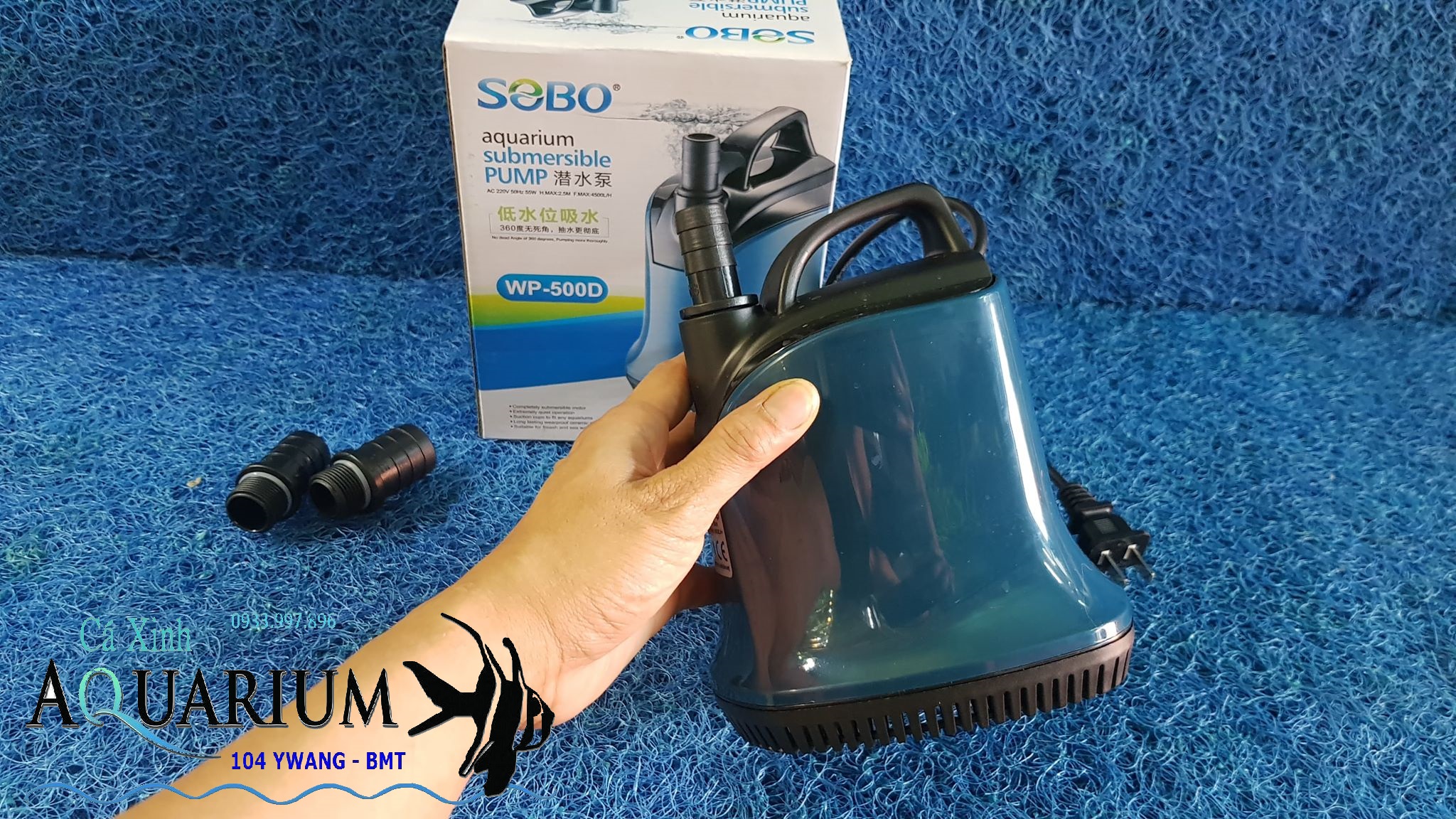 Sobo WP - 500D Máy Bơm hút đáy hồ cá