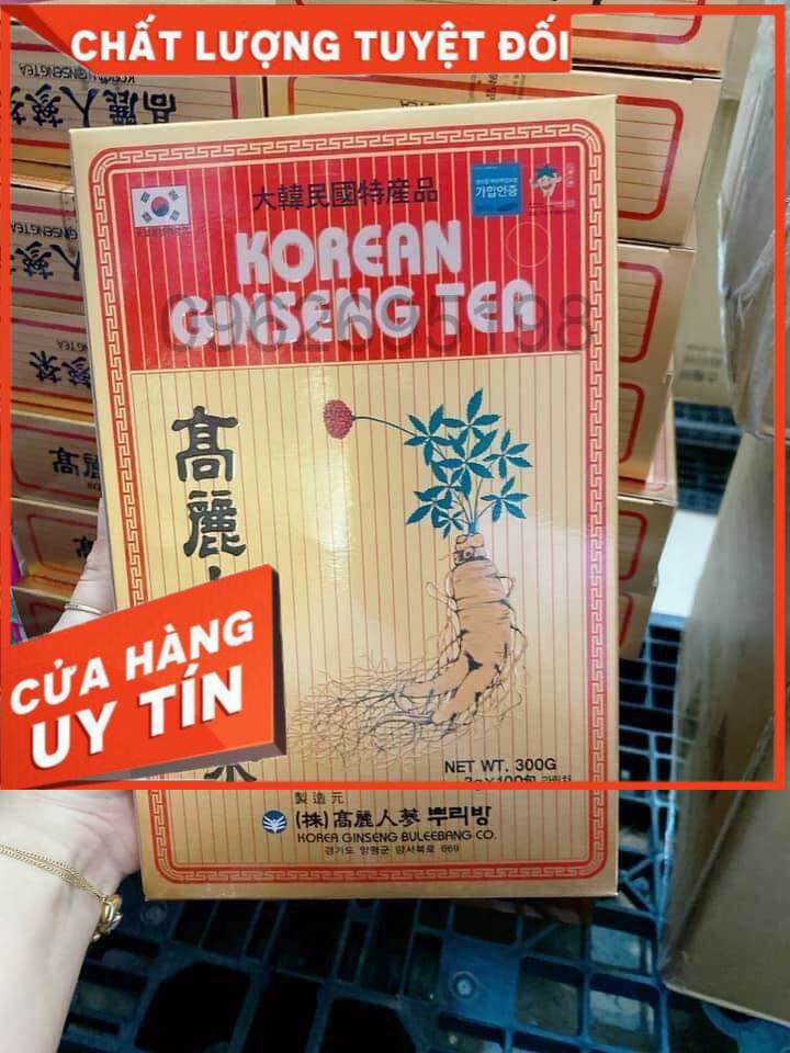 Trà sâm Hàn Quốc hộp 100 gói