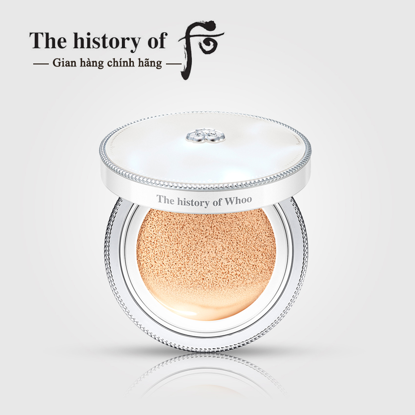 Phấn nước dưỡng trắng Whoo Gongjinhyang:Seol Radiant White Moisture Cushion Foundation SPF50+/PA+++ 13gx3 - Phấn nước Whoo