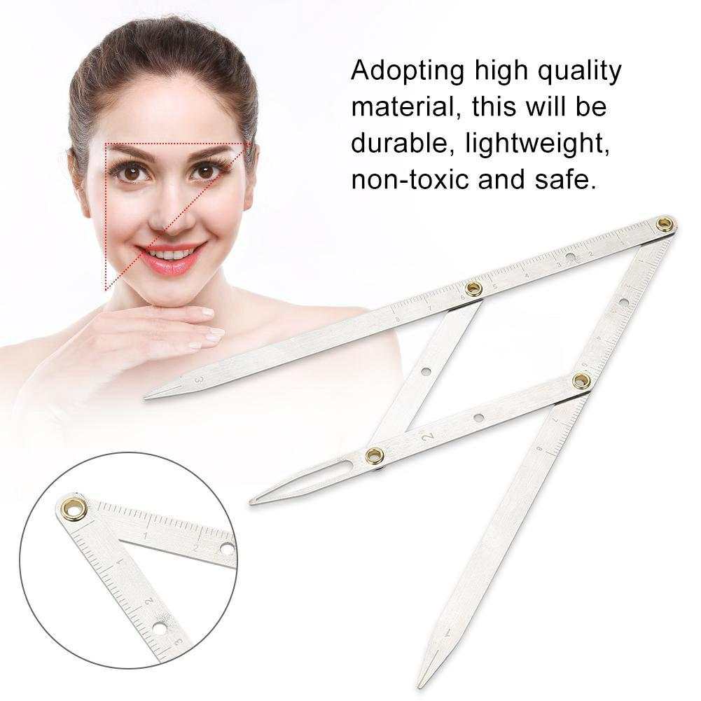 thước vẽ lông mày tỉ lệ vàng dùng trong spa