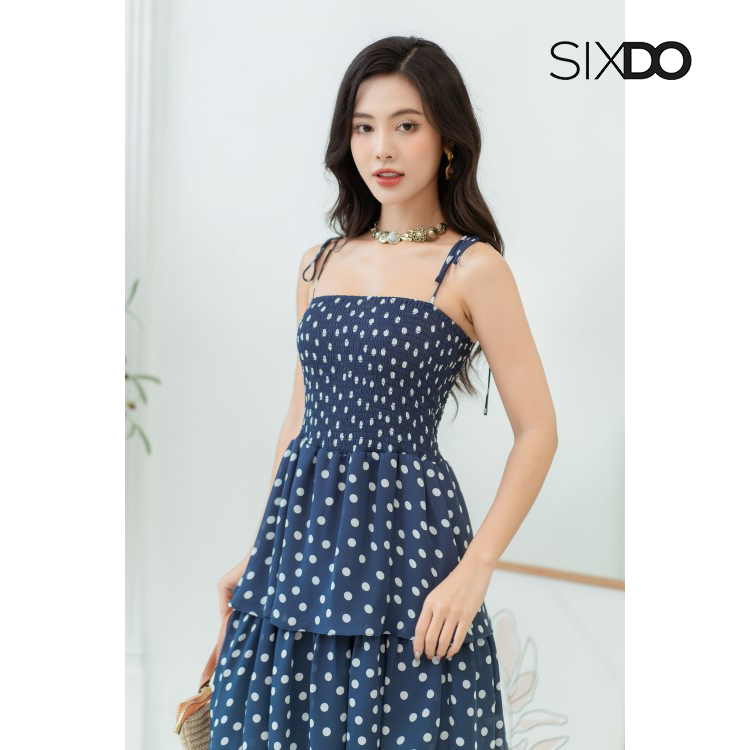 Đầm hai dây maxi chiffon SIXDO (Maxi Chiffon Dress)