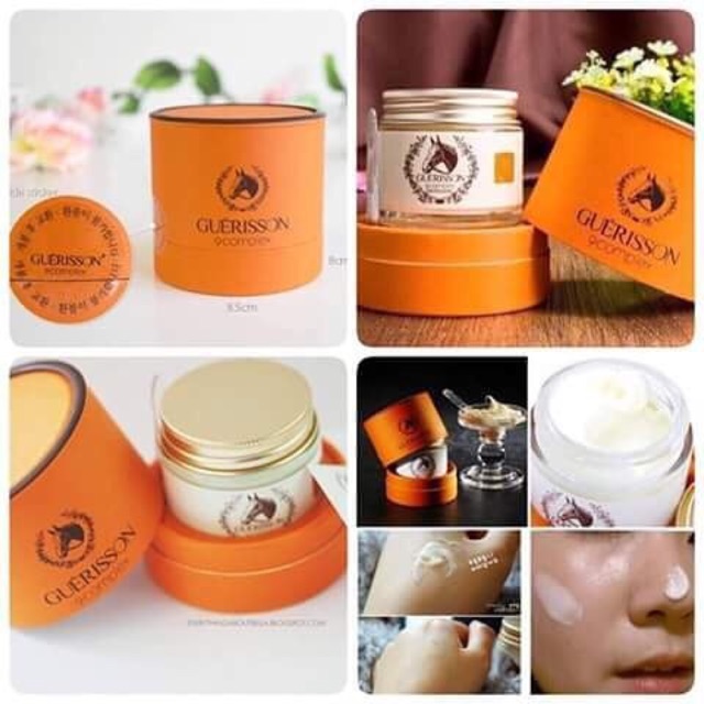 Kem dưỡng dầu ngựa guerisson 9 complex horse oil cream