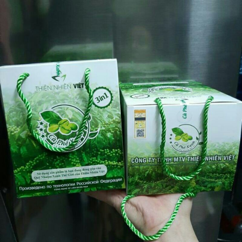 Cà Phê Xanh cty Thiên Nhiên Việt 30 gói
