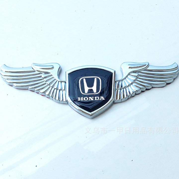 [HCM]Logo đôi cánh 3D cao cấp dán capo xe ô tô (HONDA)