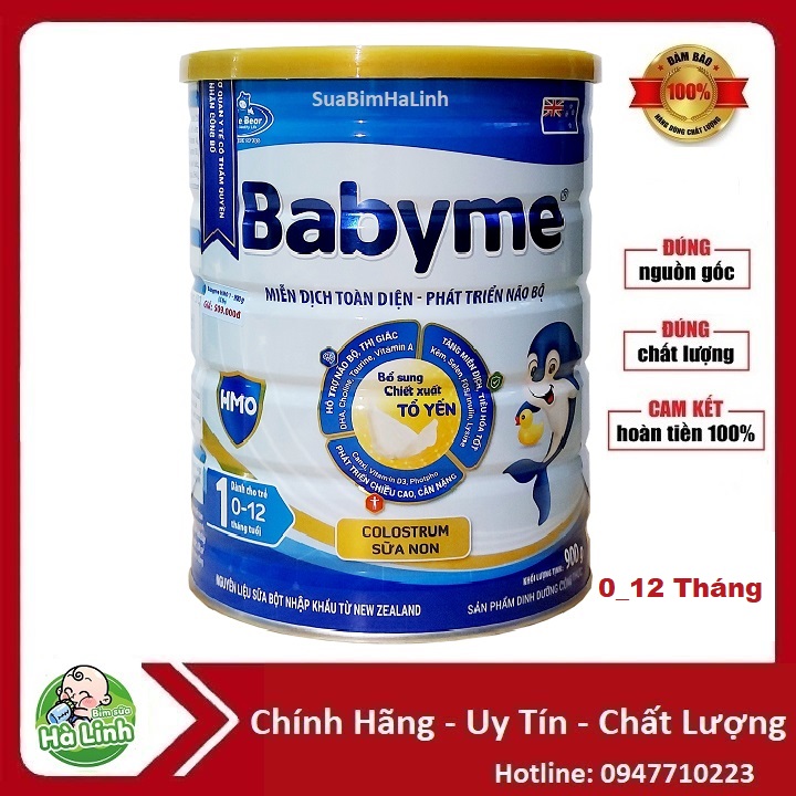 Sữa babyme gold, grow số 123 900g
