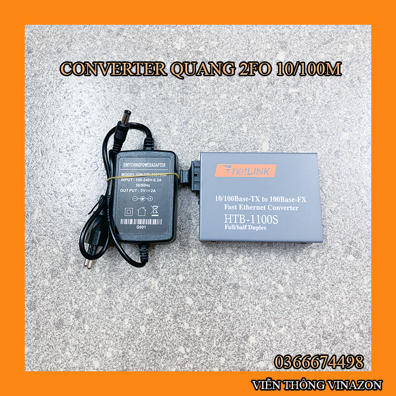Converter quang 2 sợi 1100s