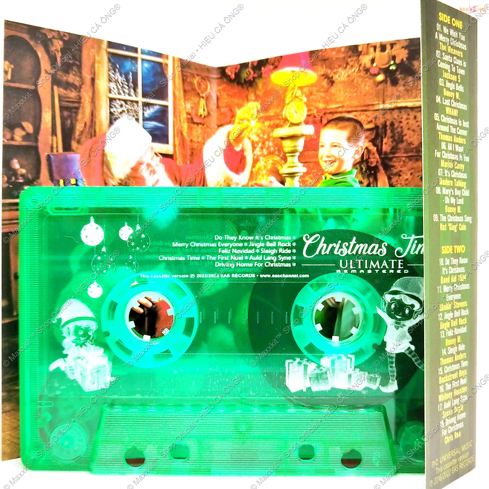 Băng cassette Christmas Time (Ultimate Collection) - Nhạc Giáng Sinh Quốc Tế Chọn Lọc - Wham - michael jackson - whiteney houston - backstreet boys - EAS Records