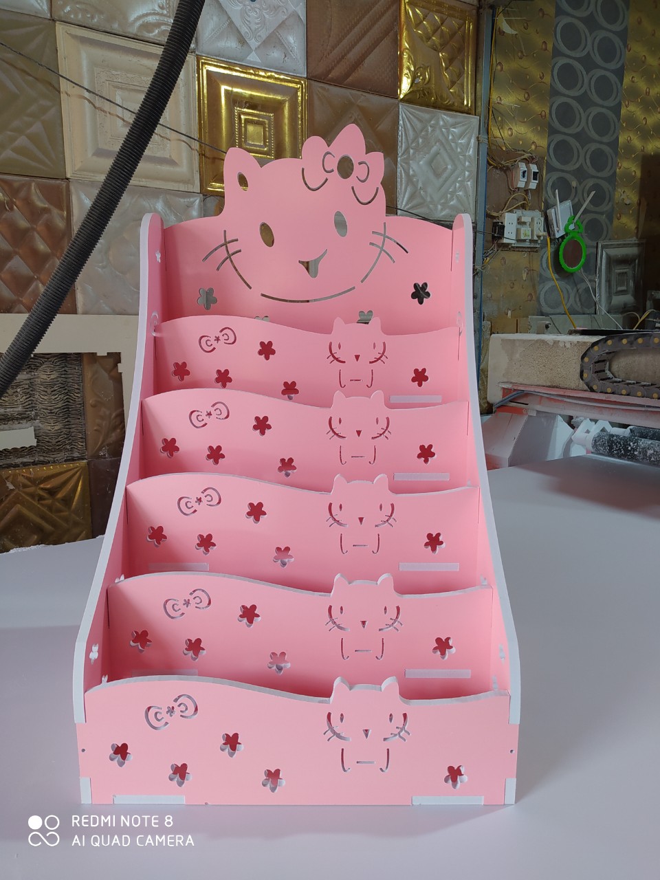 Kệ giá sách Hello Kitty đựng đồ đa năng tự tháo lắp đa năng (3 size)