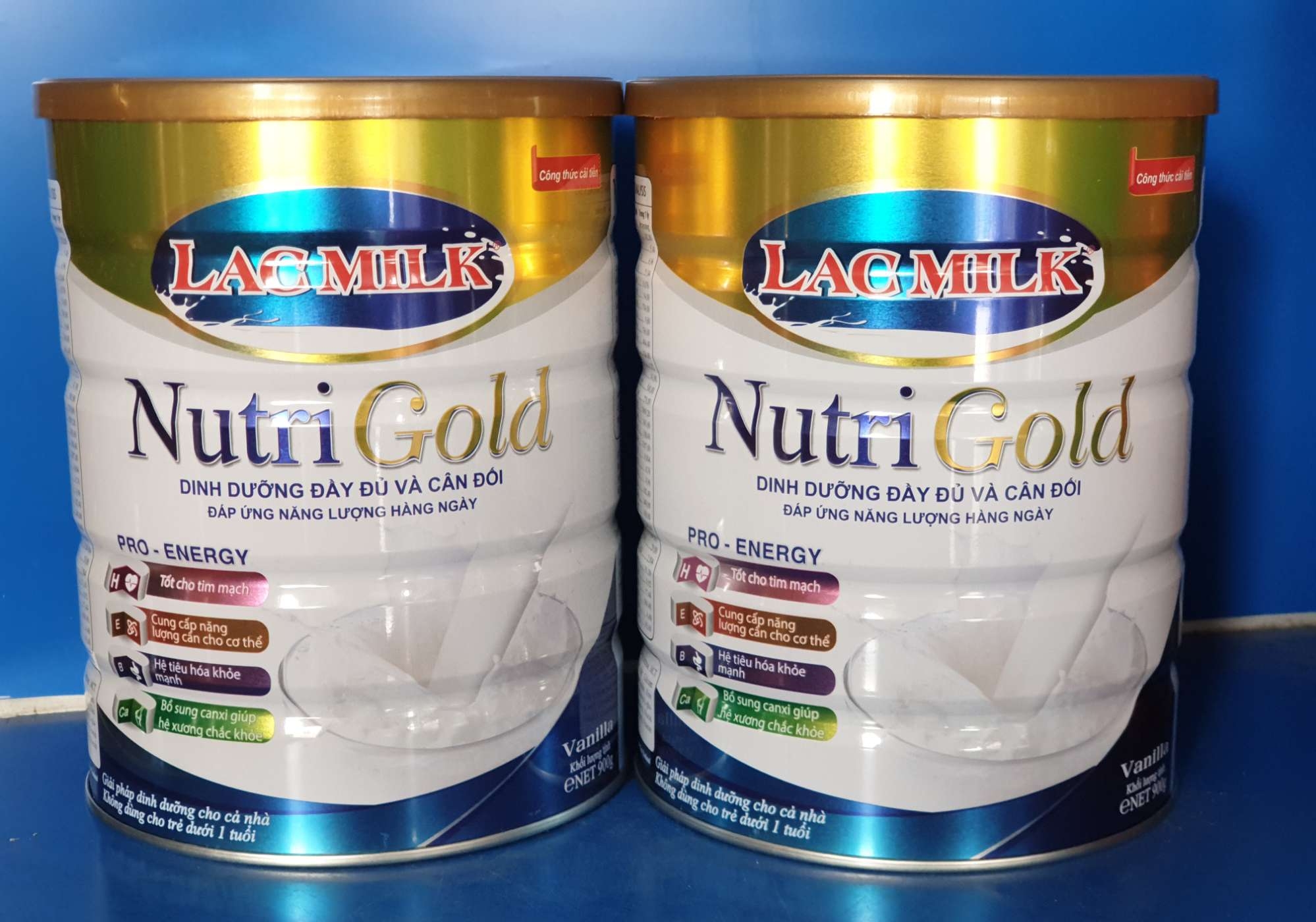 Combo 4 Lon Sữa Bột LacMilk NutriGold Dinh dưỡng đầy đủ và cân đối