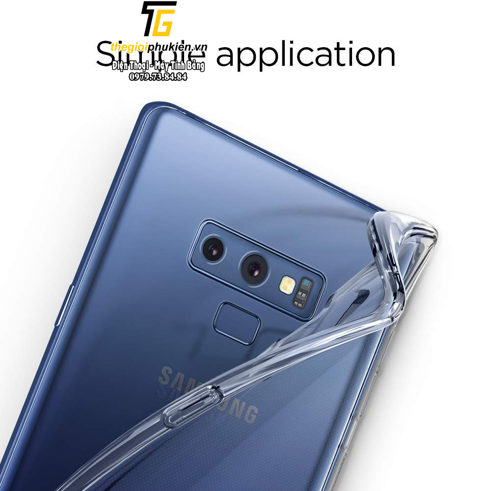 Ốp lưng Samsung Galaxy Note 9 silicon dẻo trong suốt