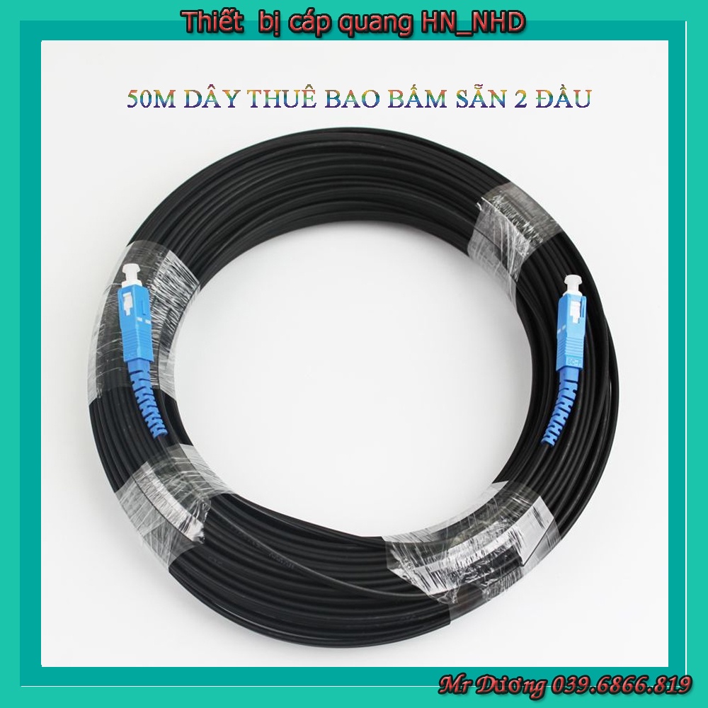 🔰 COMBO 50M CÁP QUANG BẤM SẴN 2 ĐẦU GIÁ CỰC RẺ 🔰