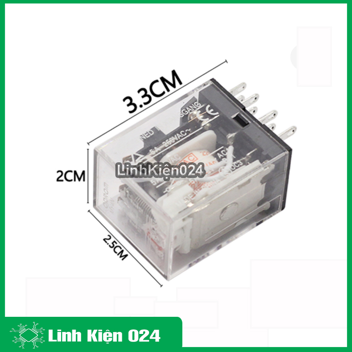 Relay Omron 12v 5a 14 chân