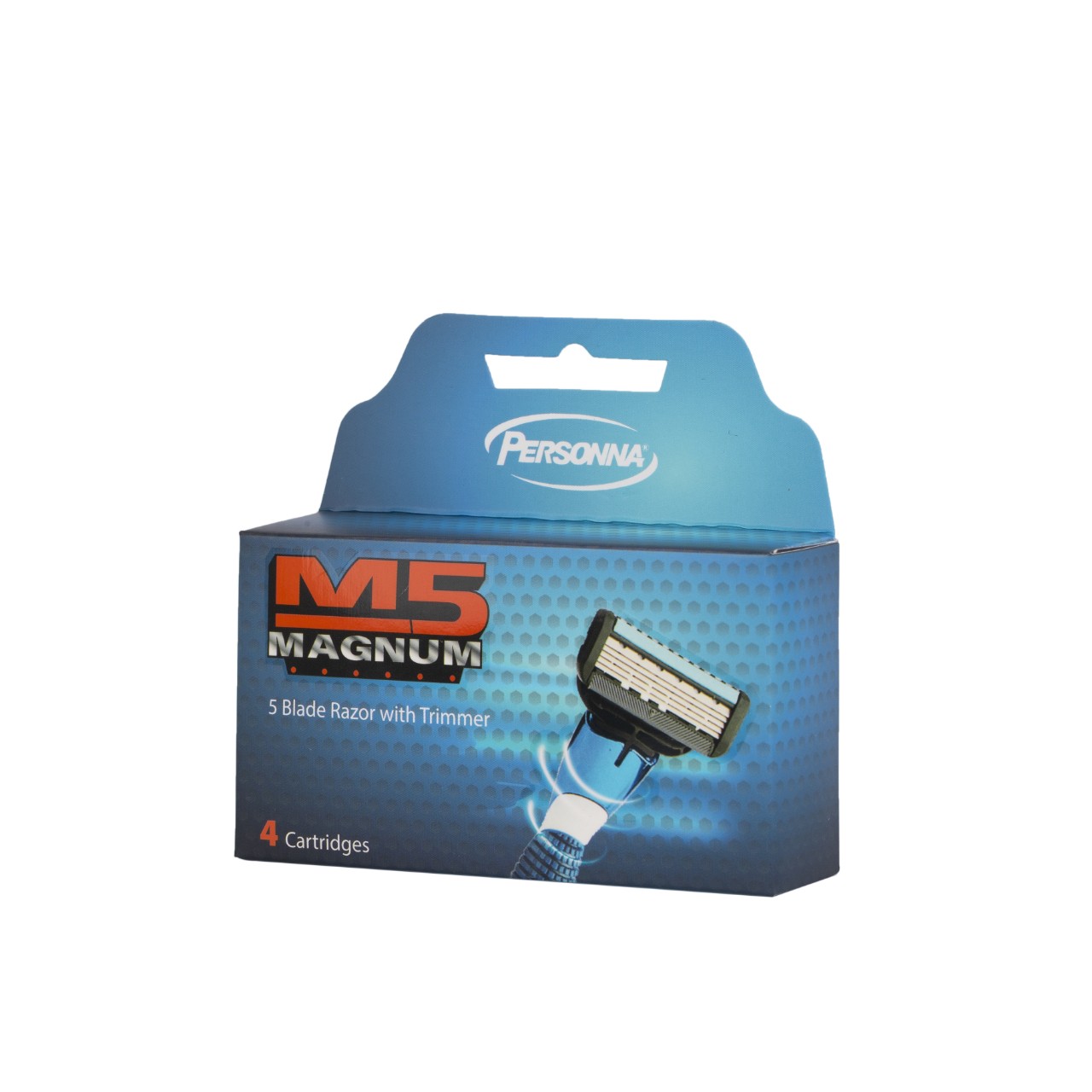 Hộp 4 lưỡi dao cạo râu M5 magnum (Hàng nhập khẩu Mỹ)