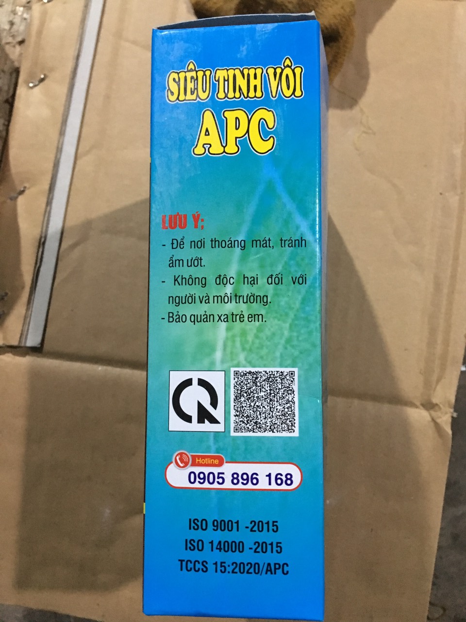 Tinh vôi APC hộp 01 kg