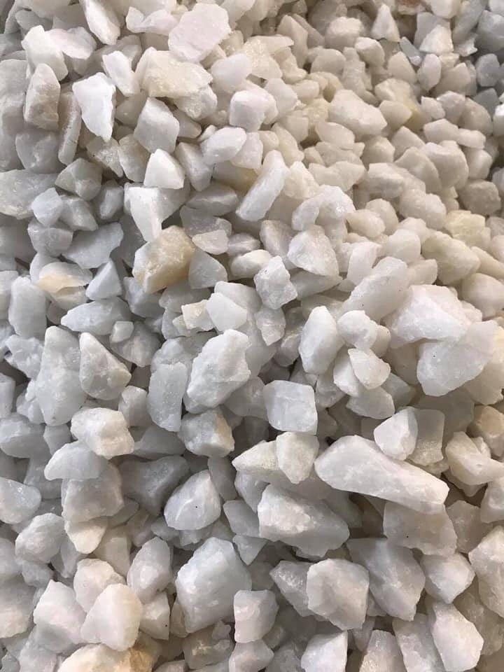 Combo 10 kg đá thạch anh trắng thô kích thước 1-2 cm