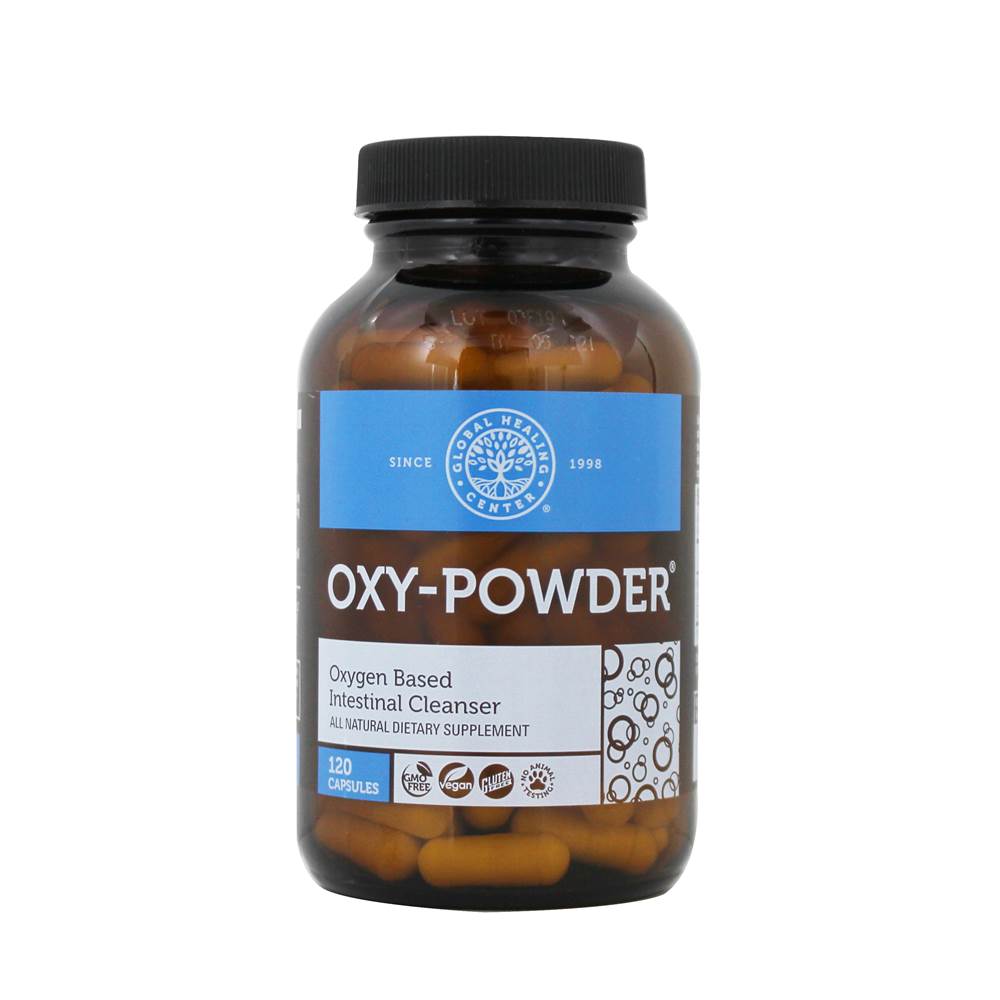 Oxygen powder global healing-oral tablets waste độc Colon, tablets chrysalises support digestive system, detoxification stomach, clean natural