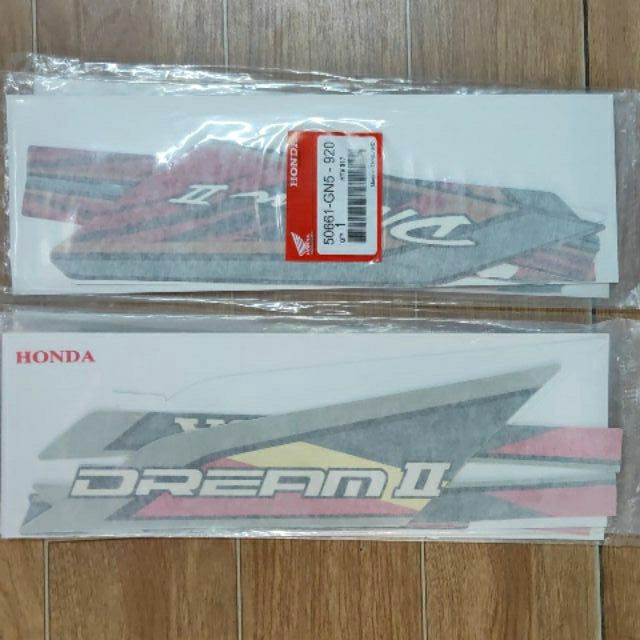 (SP SỈ RẺ) Tem Dream Thái chính hãng Honda (dán dàn áo xe máy, trang trí thân xe tem 3 lớp (ba)