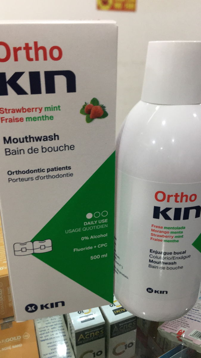 Ortho.kin 500ml nước súc miệng