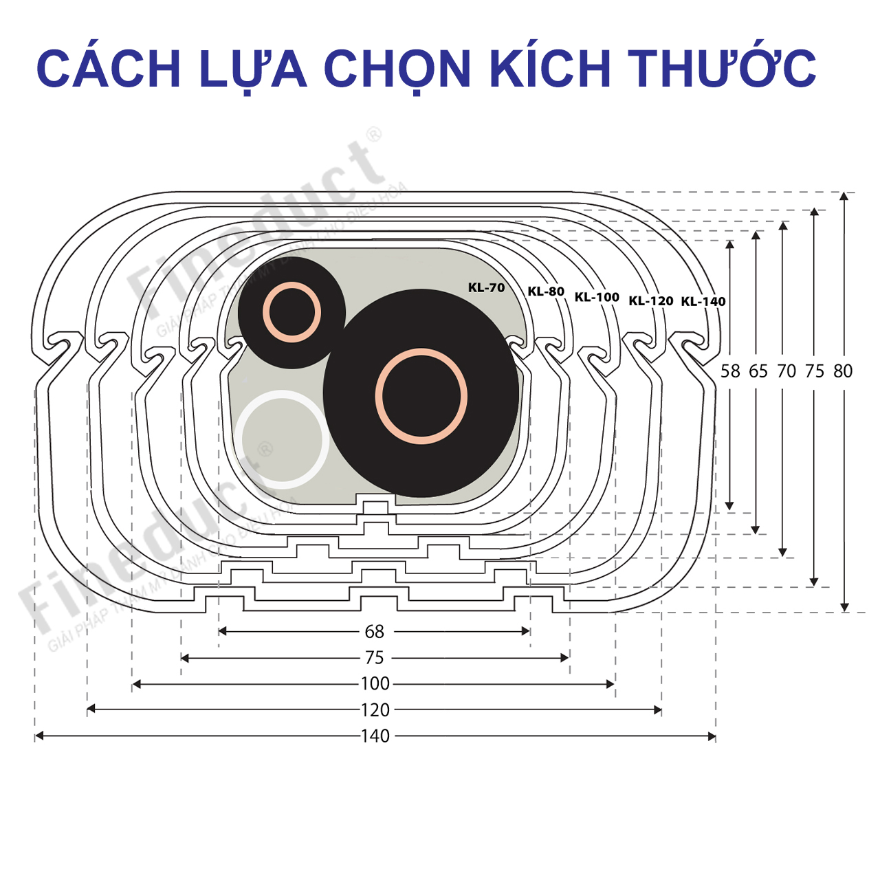 Trunking Nhựa Fineduct Nối Chữ T Màu Ngà TA - 80/100/120/140 - Hàng nhập khẩu chính hãng