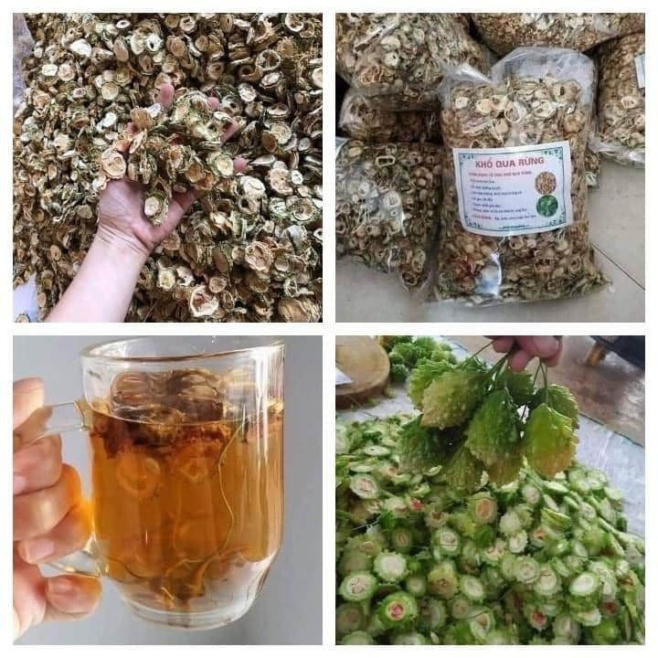 1kg khổ qua rừng tây bắc khô ( mướp đắng)