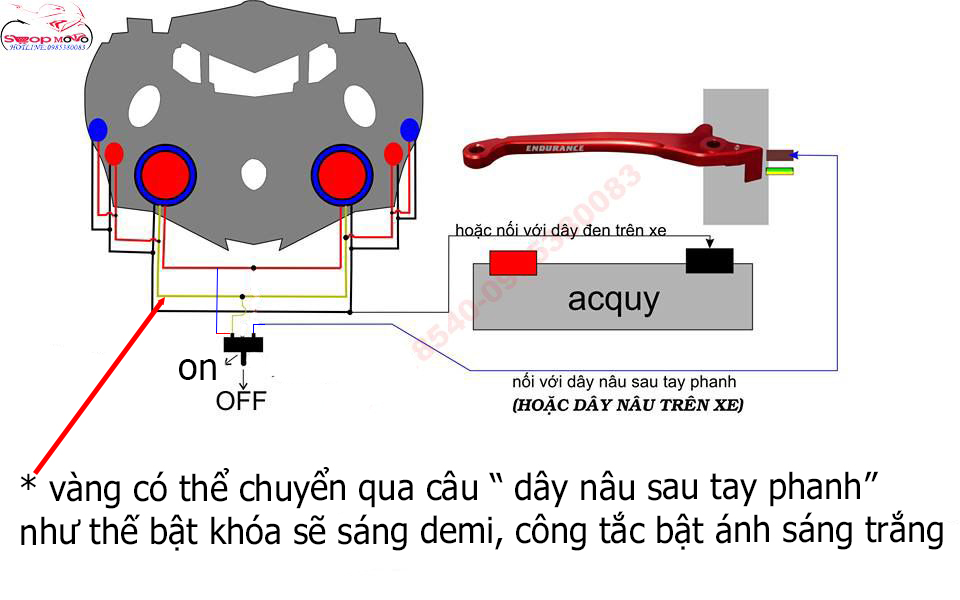BỘ ĐÈN MẮT CÚ 7 MÀU - WINNER 150 (1 BỘ GỒM KHUÔN + 2 BÓNG U7 + 4 LED CÚC ÁO)
