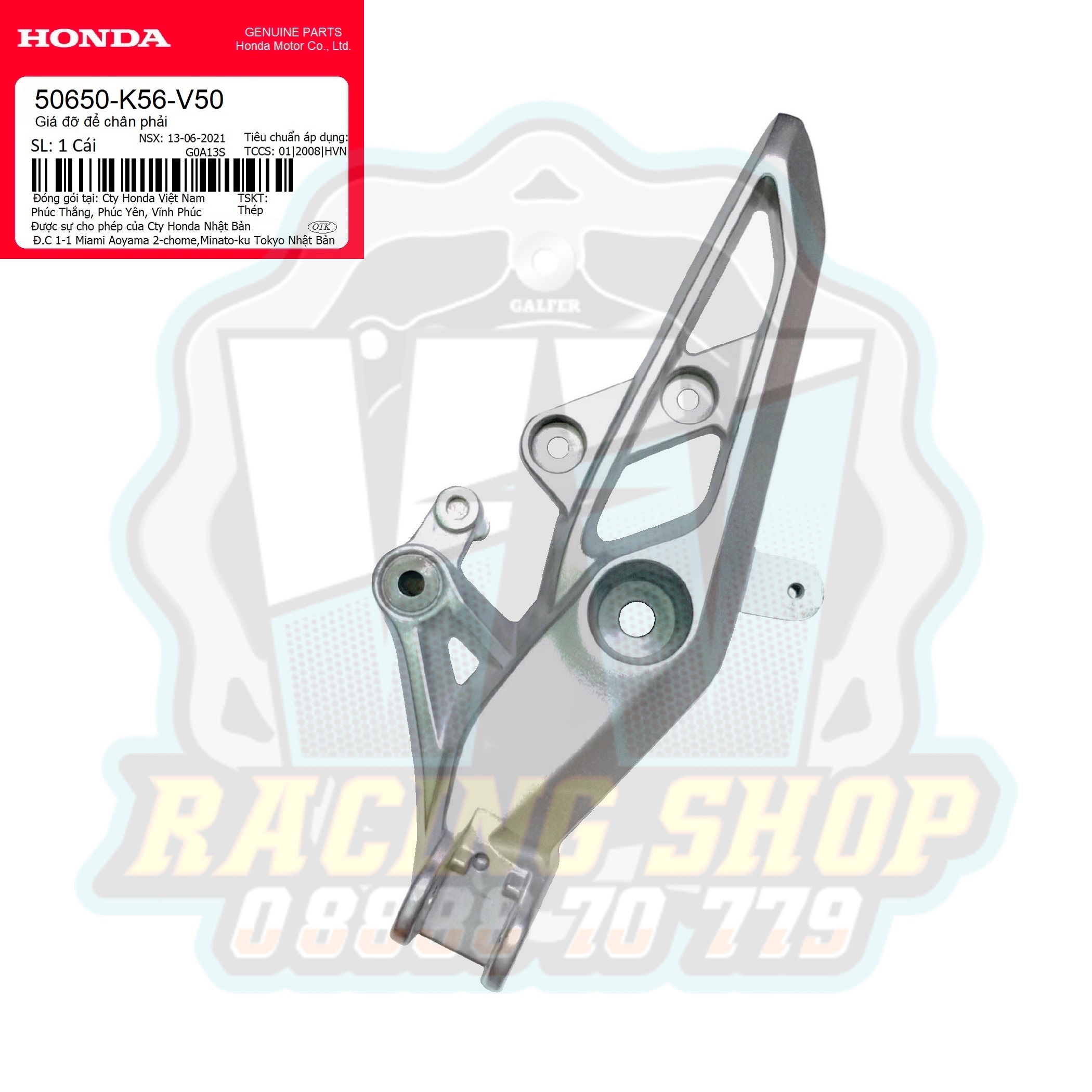 Giá Đỡ Gác Chân Trước Winner X (50650-K56-V50, 50660-K56-V50)