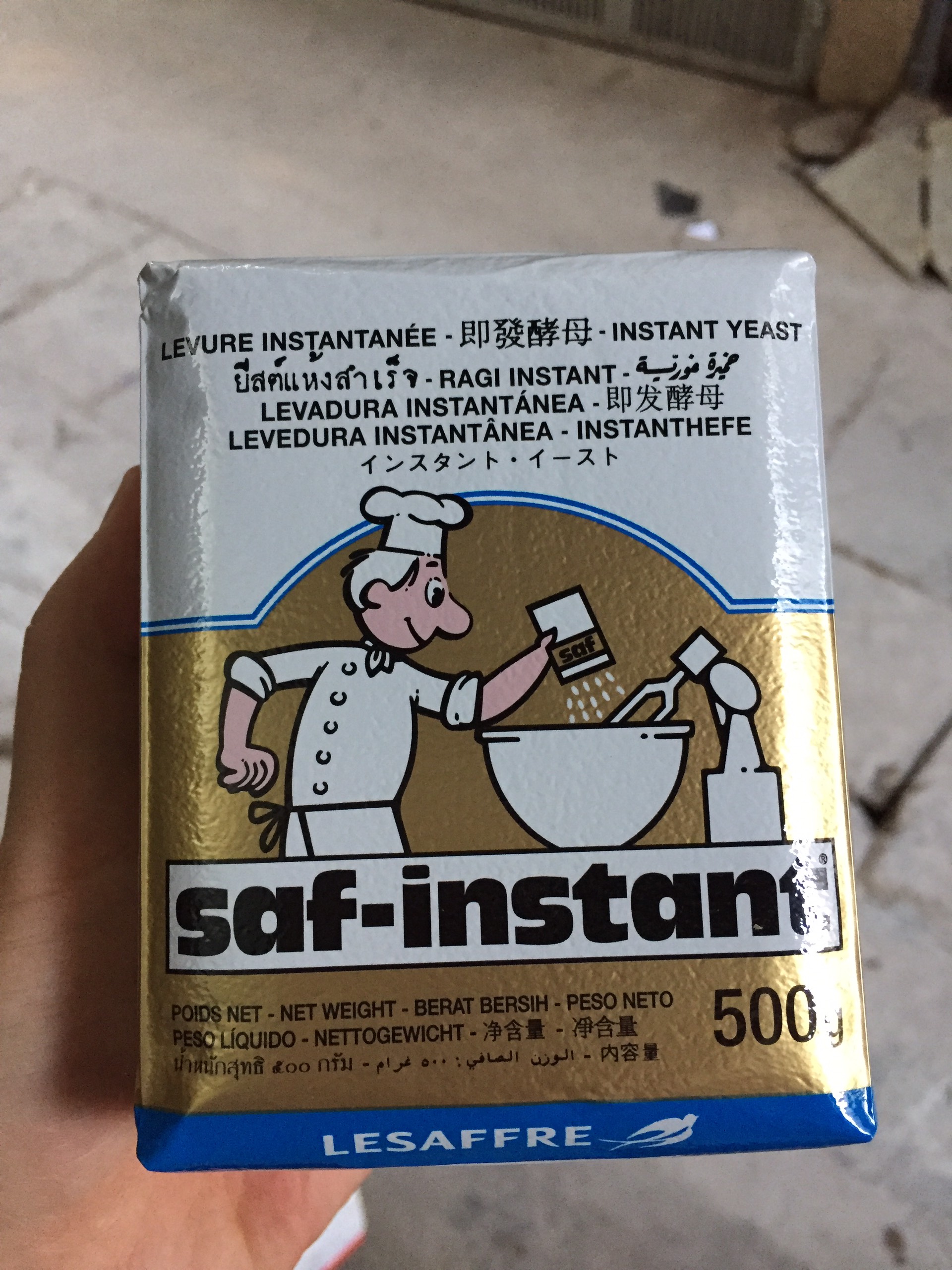 Men Khô Hiệu Đầu Bếp SAF - Instant Vàng 500gr