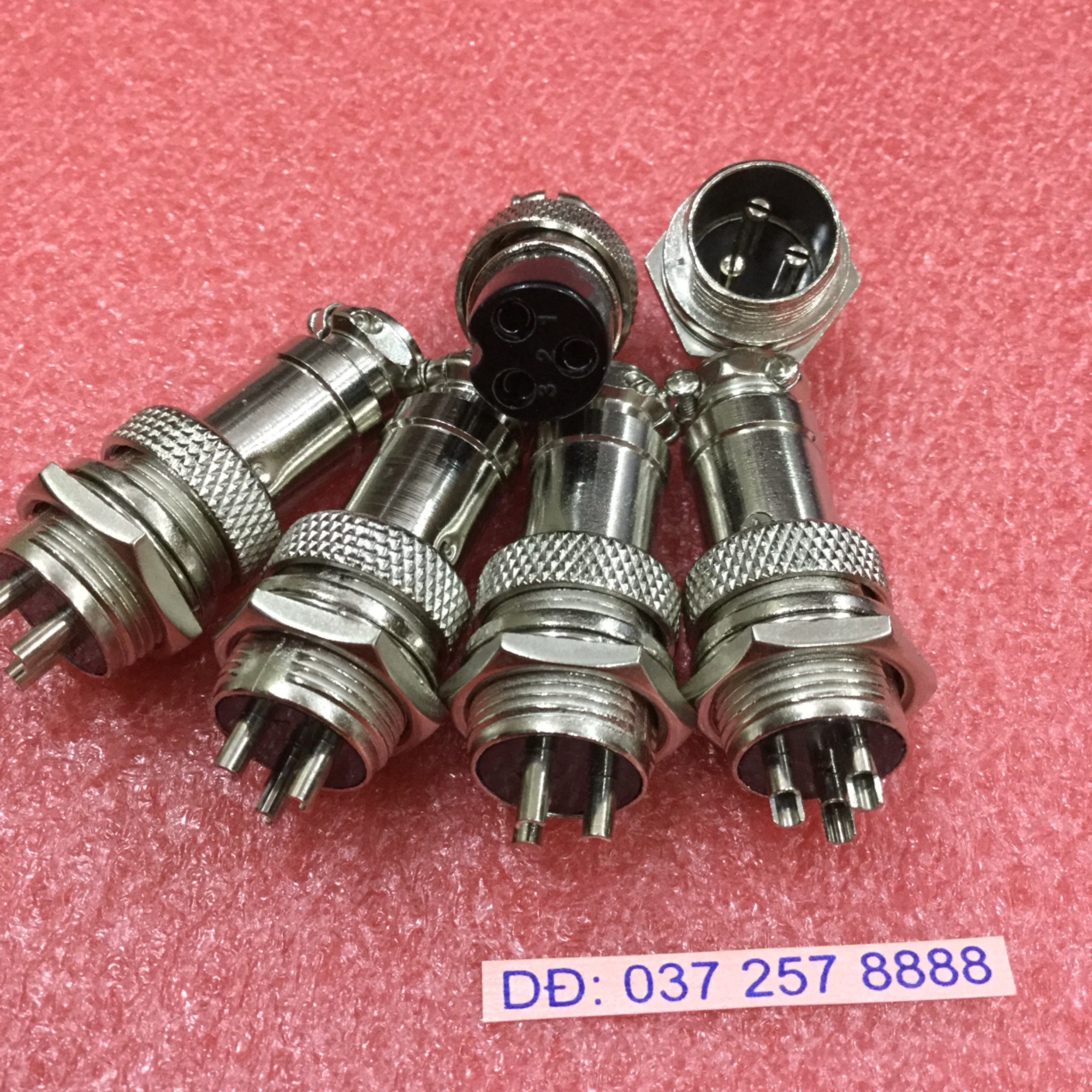 5 bộ Jack sắt M16GX16-3 P ( đầu đực cái )