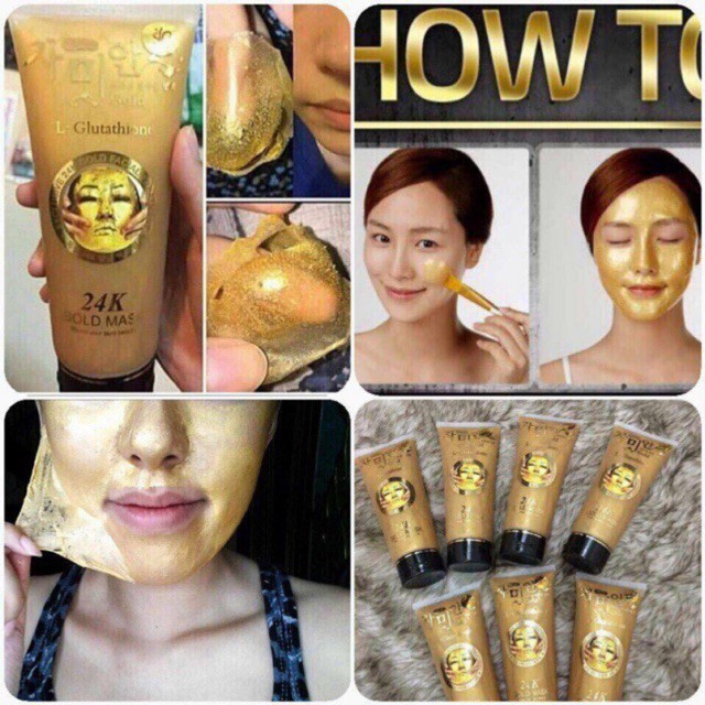 [ giá sỉ tại kho] Mặt nạ lột vàng 24k