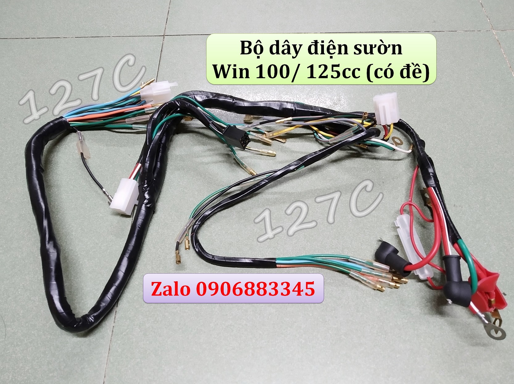 [HCM] Bộ dây điện sườn Win 100 Win 125 (Không đề hoặc có đề)