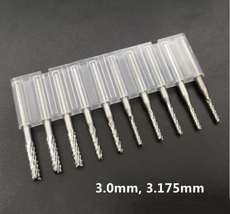 mũi phay mạch cnc 3.0mm, 3.175mm