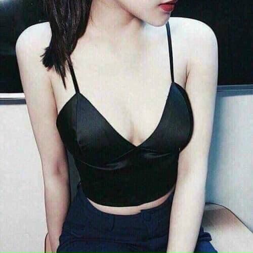 Áo bra lụa phi bóng 8 nấc cài siêu sexy