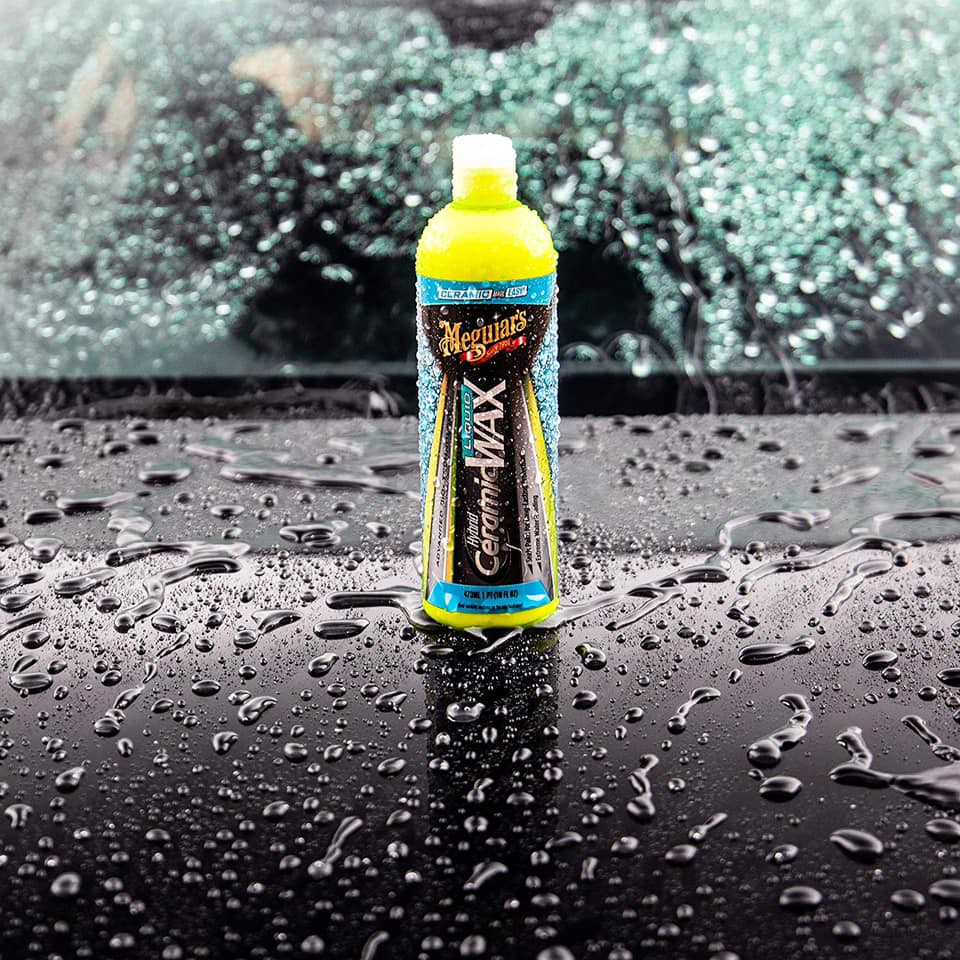 (Tặng khăn và mút dưỡng chuyên dụng cao cấp) Wax bóng Ceramic sơn xe dạng kem Meguiar's Hybrid Ceramic Liquid Wax