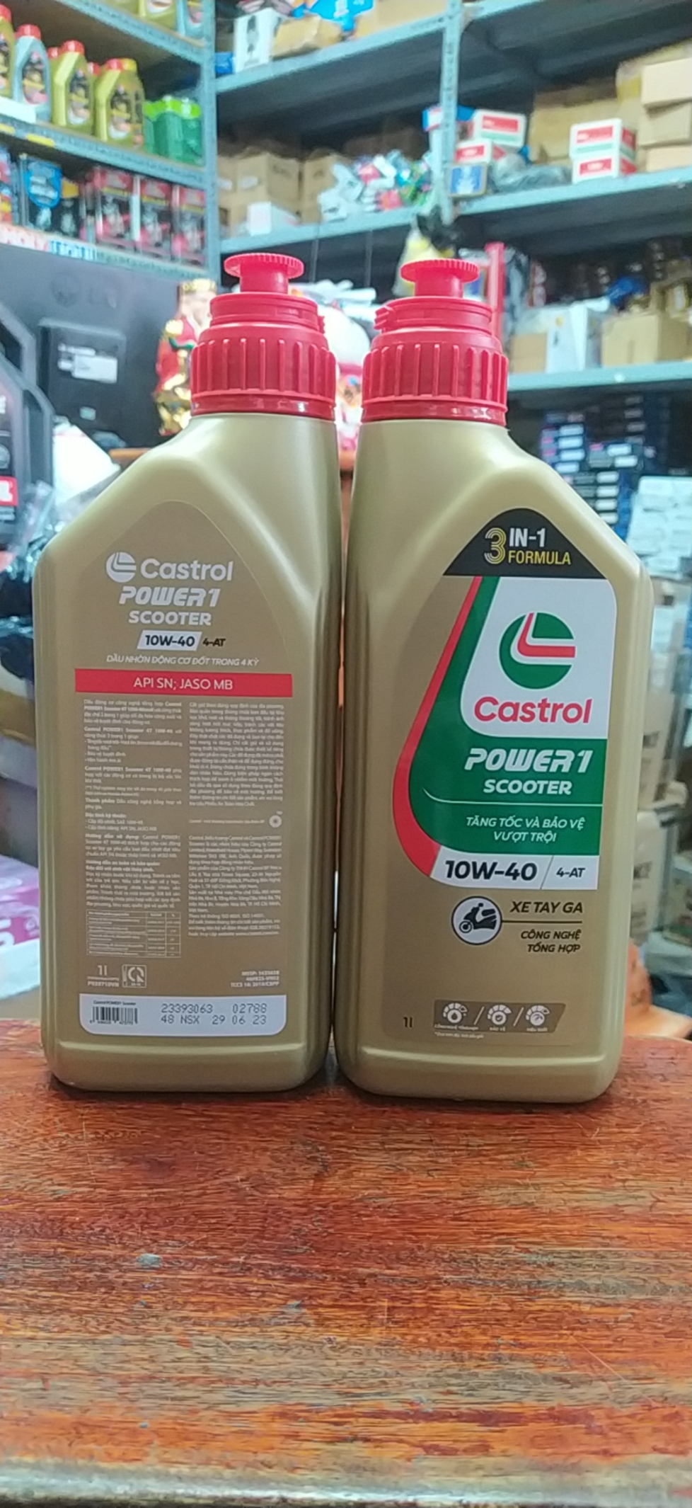 Nhớt castrol power1 scooter ( quét mã TT KM)