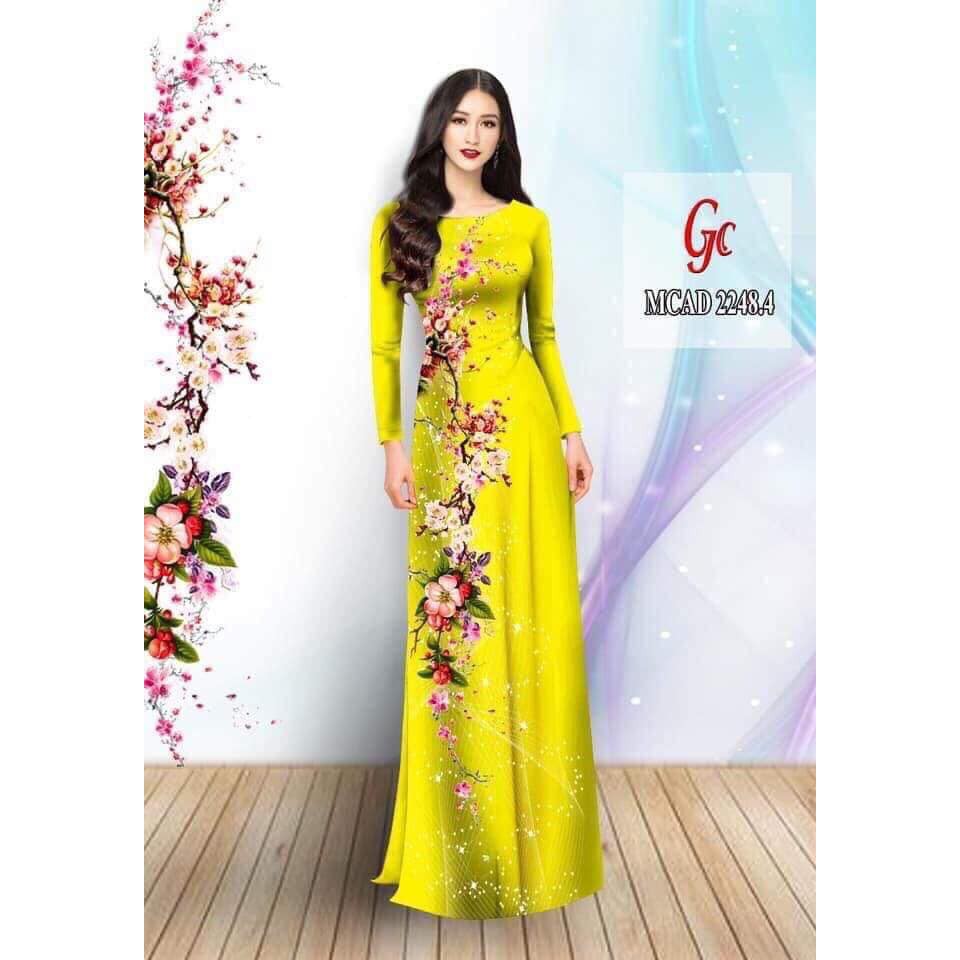 Áo Dài May Sẵn (Cổ Tròn Tay Lở Và Cổ 2P)