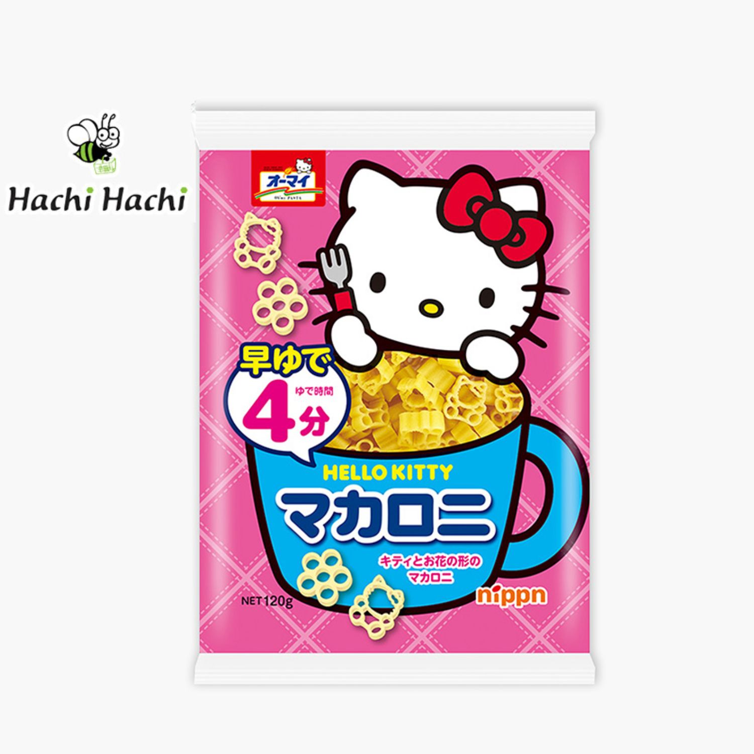 Nui hình mèo và hoa Nippn 120g - Hachi Hachi Japan Shop