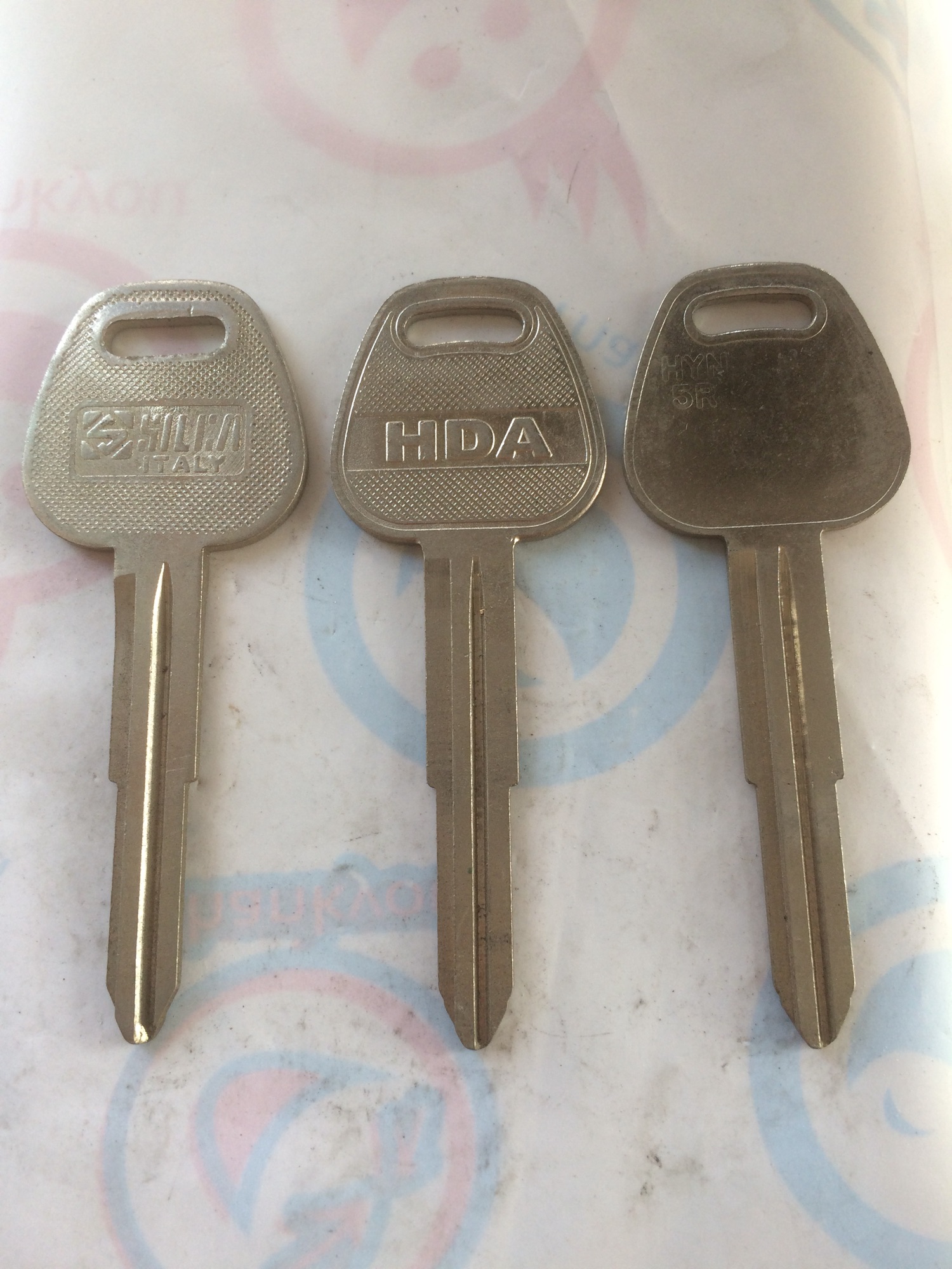 Phôi chìa khoá Ô.tô loại rảnh phải ( combo 3 chìa )