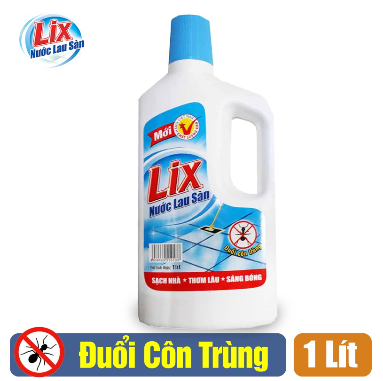 Nước lau sàn lix đuổi côn trùng chai 1 lít
