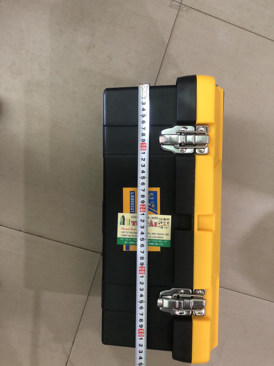Thùng đựng đồ nghề Hiệu LS  có khóa sắt size lớn 20"