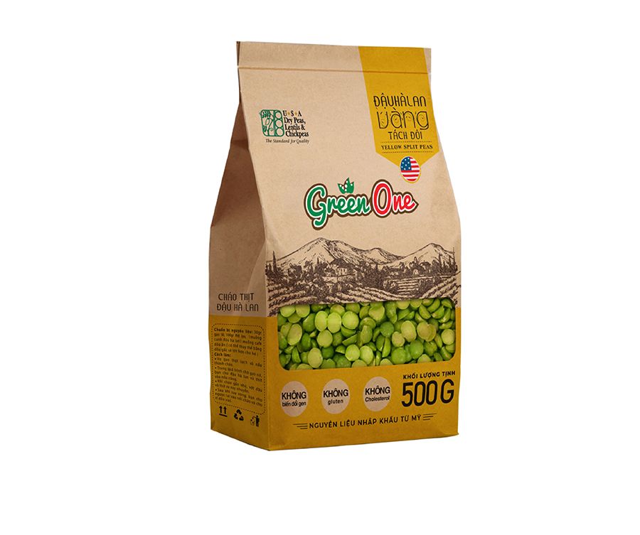 Đậu hà lan vàng tách đôi Green One 500g