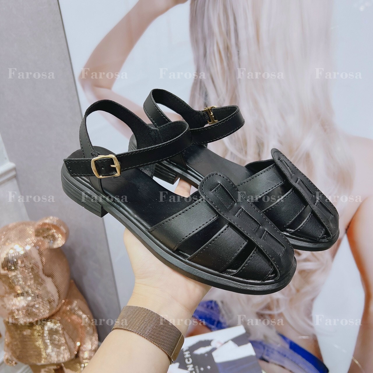 Dép chiến binh thời trang nữ quai rọ đan siêu hót