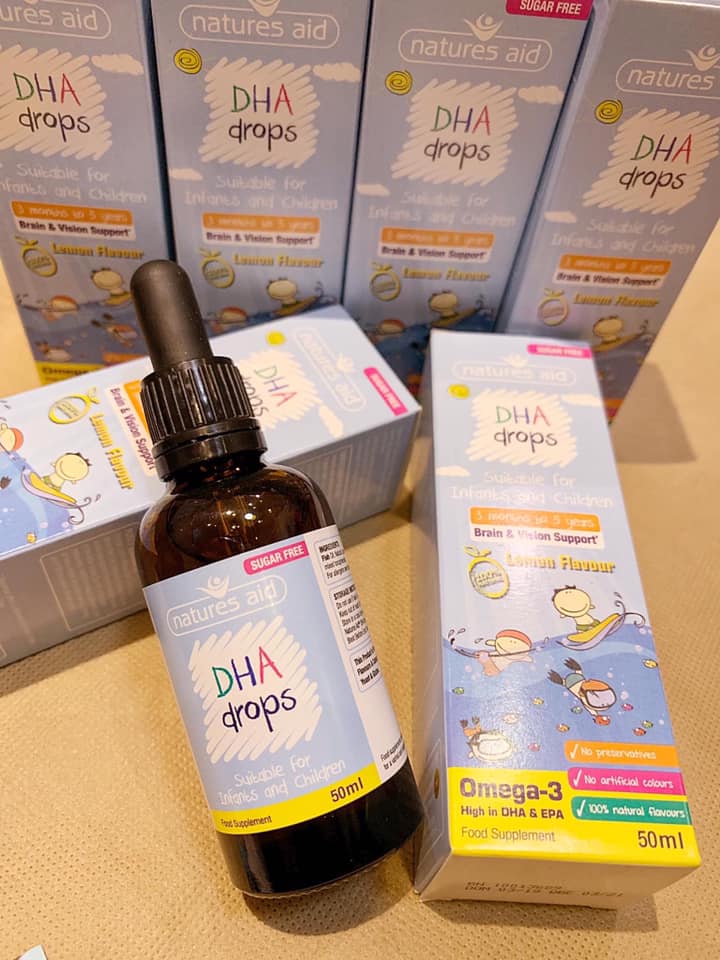 DHA Drops dành cho bé từ 3 tháng đến 5 tuổi