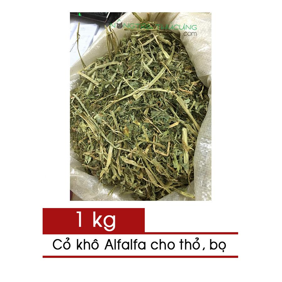 HCMCỏ Khô Alfalfa 1 Kg - Dành Cho Thỏ Bọ - Nông Trại Thú Cưng
